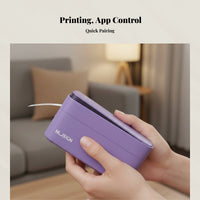 Label Printer, Bluetooth Mini Handheld, Portable Thermal, Waterproof Name Sticker, Home Office