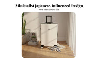 Lightweight Travel Suitcase Japanese Design Hardside Luggage for Students