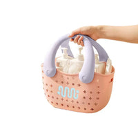Dopamine Laundry Basket with Handle for Dormitory and Bathroom Storage