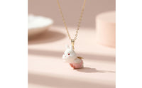 Hare Necklace Dainty Bunny Necklace Cute Jewelry for Women, Girls