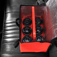Foldable Insulated Carrier Bag for 6 Bottles