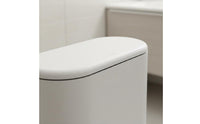 Narrow Space Garbage Bin Space Saving Oval Waste Bin Handseffortless Use
