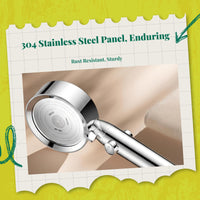 304 stainless steel high-pressure shower