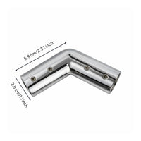 Elbow piping with Set Screws Polished Marine piping Fitting 2 Way 90 Degree Elbow Fitting for Handrails