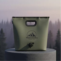 Foldable Water Bag with Spigot Lightweight Foldable Water Container Equipped with a Spigot Leak Resistant Liquid Carrier for Campers, Hikers