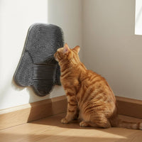 Feline Self-Grooming Scratcher Raised Bristles Pet Accessory Hanging Hole