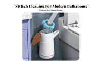 Toilet Brush Accesses Tight Corners Toilet Brush Set Hands Disposal