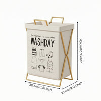 Foldable Laundry Basket Lightweight Collapsible Clothes Hamper Compact