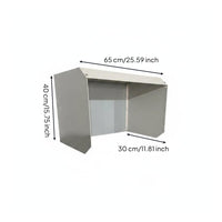 Electric Vehicle Charger Rain Hood Side Panels Wall-Mounted Charger Cover