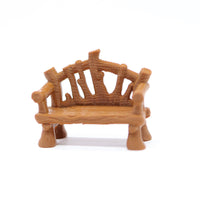 Elf Dream Bench Miniature Park Bench for Garden DIY Decor