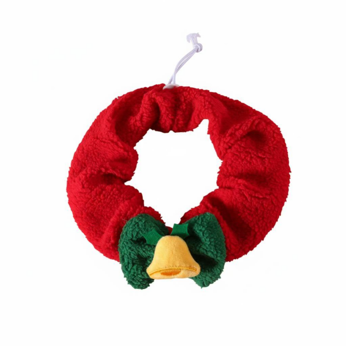 Plush Christmas Pet Scarf, Tree Soft, Winter Accessory