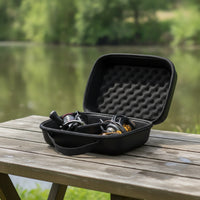 Waterproof Fishing Reel Storage Bag Padded Fishing Reel Case Compact Shockproof for Anglers