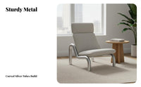 Circular-Frame Frame Armchair Minimalist Look Lounge Chair High Supportrest Designer Inspired for Interior Designers, Showroom