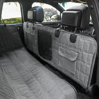 Waterproof Car Rear Seat Pet Cover for Medium Dogs, Breathable, Oxford Fabric, Washable