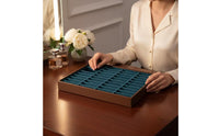 Bangle Tray with 40 Slot Grids Divided Jewelry Display Tray  Compact Storage Box for Retailers, Drawer