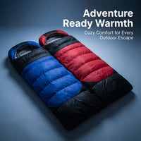 Winter Sleeping Bags for Grown-Ups, Thermal Sleeping Bag with Soft Textile Fill, Envelope Design for - Image 2