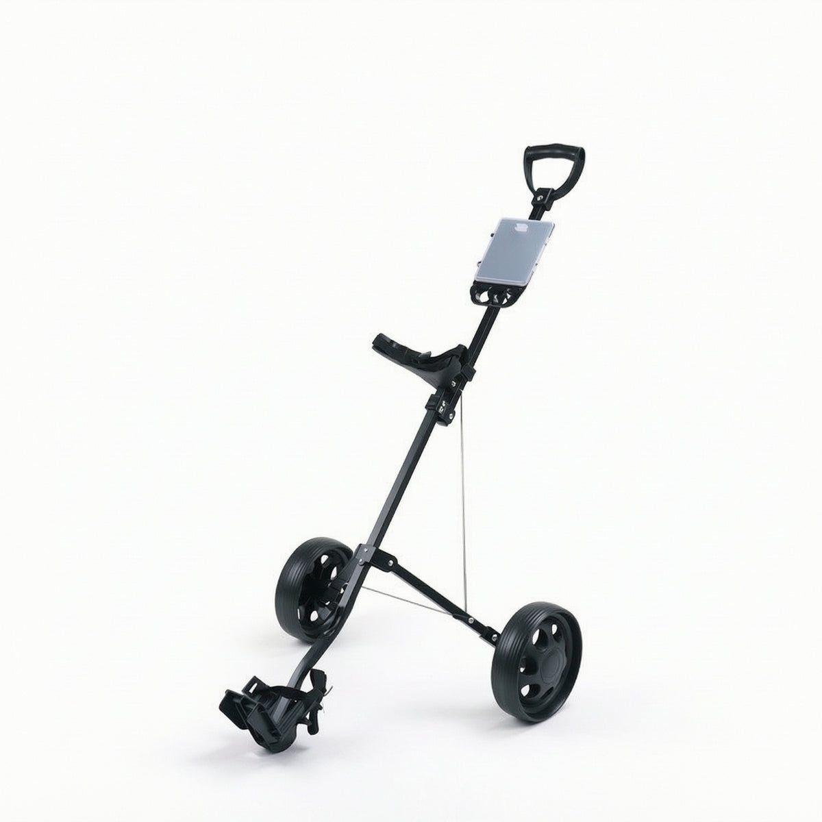 Foldable Two-Wheel Golf Cart Compact Storage 2-Wheel Golf Cart Heavy-Duty Stable for Golfers, Golf Course