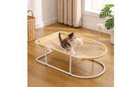 Raised Elevated Cat Bed Breathable Cat Raised Platform Indoor Furniture Sturdy for Cats, Kittens, Small Pets, Living Room