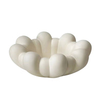 Sculptural Tray with Legs Textured Cloud Tray Decorative for Entryway