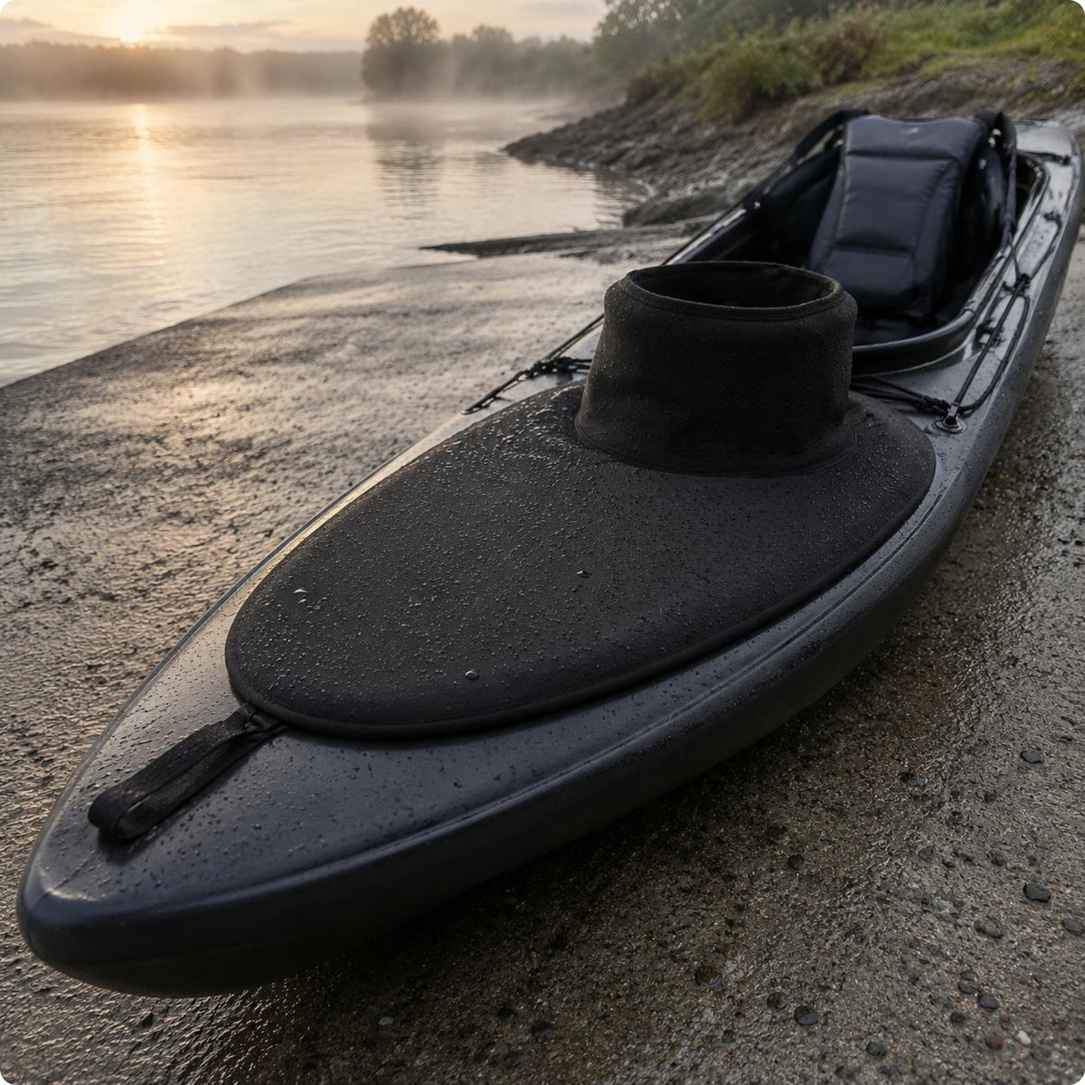 Cockpit Spray Skirt Nylon Kayak Spray Skirt Adjustable Elastic Band Water Sports Gear