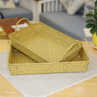 Portable Storage Basket with Handle for Bedroom Desktop Bathroom Towels Dirty Clothes Organization