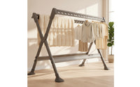 Space-Saving Clothes Drying Rack Stable Folding Clothes Drying Rack Heavy-Duty Rust-Resistant for Households, Apartment