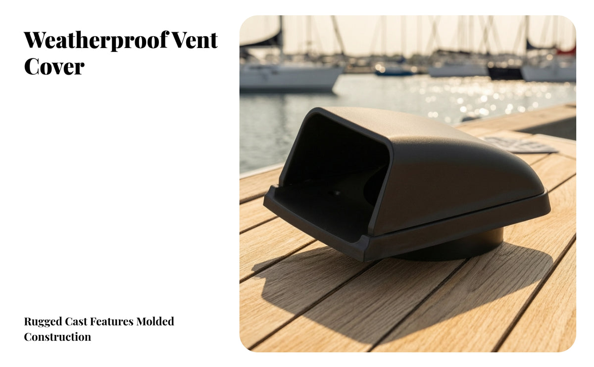 Sturdy Boat Cowl Vent with Base
