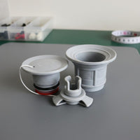 Multiple Nozzles Inflatable Board Valve Leak Proof High Pressure Air Valve Replacement Part Kayak Air Nozzle Double Seal for Outdoor