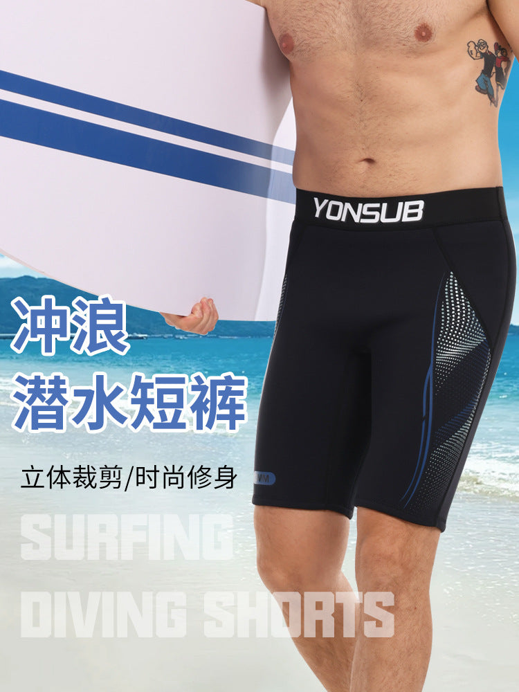 3mm Neoprene Diving Shorts for Swimming and Water Sports