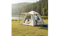 Easy Setup Inflatable Tent Waterproof Air Tent Protection Windproof for Campers, Families, Camping, Road Trips, Park