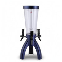 3L Drink Dispenser with Ice Tube Countertop Beverage Dispenser with Ice Column Clear Beer Dispenser Detachable for Parties