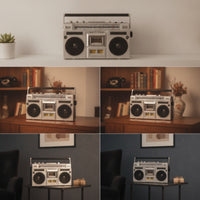 Cassette Player with Stereo Boombox  Convenient Boombox for Music Lovers, Indoor Audio