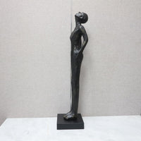 欧式创意简约仰头人物雕塑摆件客厅卧室玄关酒店办公室家居装饰品