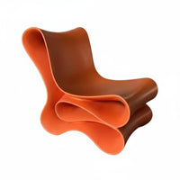 Nordic Design Upholstered ribbon Chair Minimalist aesthetic Indoor Furniture Sculptural Form Plush Upholstery for Interior Designers, Homeowners, Living Room, Balcony, studying corner, Apartment