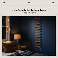 Cat Climbing Rope Ladder, Multi-Purpose Bridge, Suspended Scratcher for Cat Enclosure, Shelf Connector