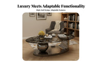 Luxury Design Nesting Accent Table Set Modern Design Household Furniture Space-Saving Home Furnishing High-Low Combination for Apartment Dwellers, Homeowners, Interior Decorators, Living Room, Small Areas, Next to Sofa, Lounge Area