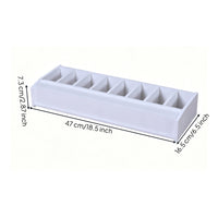 Easy to Clean Divided Belt Slot Organizer Belt Display Rack