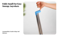 Foldable three-leggedod Drying Rack Floor-Standing Portable Garment Stand for Balcony
