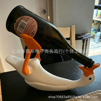 Goose Bottle Holder - Wine Bottle Rack in Goose Shape