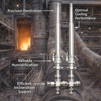 Stainless Steel Mist Nozzle, 1/4 BSPT Pneumatic Spray Tip, Desulfurization Denitrification, 0.5mm Or - Image 3