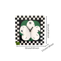 Wall Clock with Flower Dial Decorative Silent Wall Clock Quiet for Bedroom