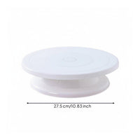Effortless 360° Rotation Cake Decorating Turntable Stable Base Rotating Cake Turntable Food-Grade Material Kitchenware Multi-Functional for Beginners