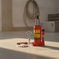 Pressure Display with Metal Connector Threaded Hydraulic Pressure Display Easy to Install Measuring Instrument for Workshop, Garage, Equipment Testing
