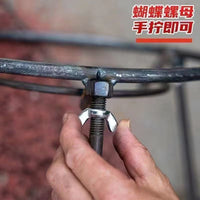Foldable Tripod Camping Stove Stand for Outdoor Cooking