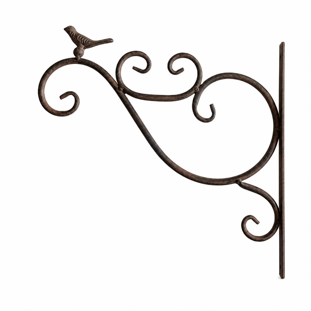 Home Decor Decorative Iron Hook Rust-Colored Shabby Chic