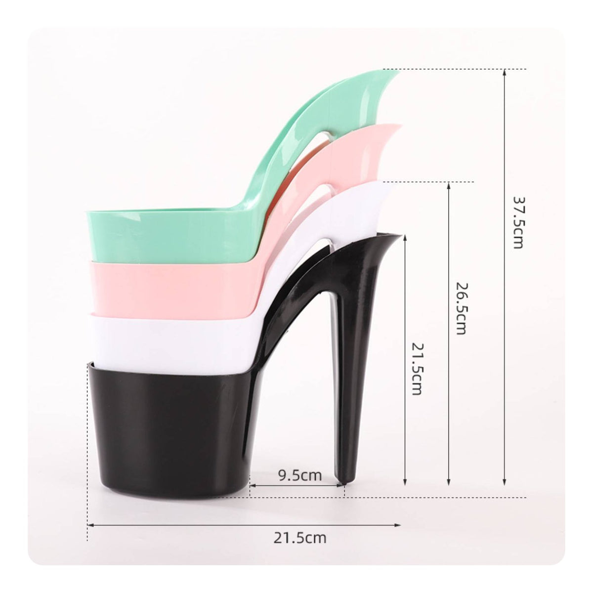 Unique Shape High Heel Flower Pot Stylish Decor Shoe Shaped Planter Decorative Accent Sleek Heel Shaped Planter Creative Gift for Fashion Lovers, Desktop