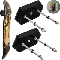 Acrylic Wall Mount Display Rack for Skateboards and Scooters