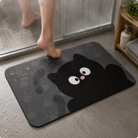 Diatomaceous Earth Bath Mat Soft Surface Diatomite Bath Mat Low-Height