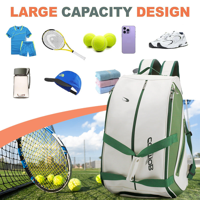 Large-Capacity Pickleball and Tennis Backpack
