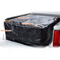 600D Oxford Cloth Waterproof and Sunproof Pickup Truck Roof Bag, Universal Car Roof Cargo Carrier